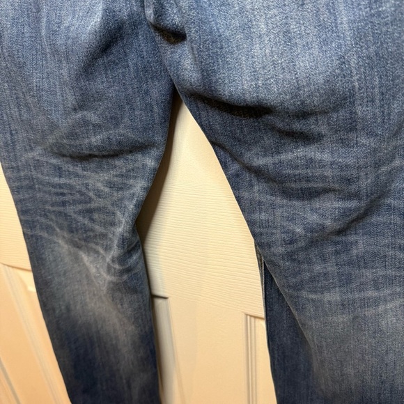 Vigoss Blue Skinny Strech Jeans with Distressed Details Size 16 GUC - Picture 6 of 7